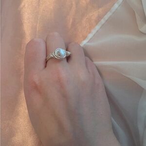 amethyst wire wrapped ring